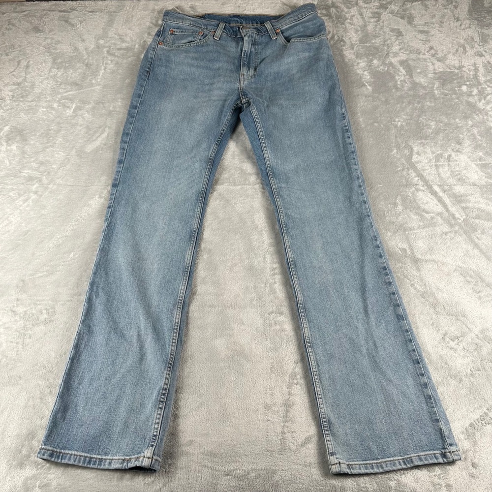 Levi's 527 Jeans Men Tag 32x34 (Actual 34x34) Blue Light Wash Bootcut Denim